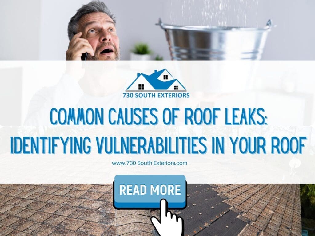 Common Causes of Roof Leaks: Identifying Vulnerabilities in Your Roof|Infographic illustration on Top Reasons Why Roof Leaks Occur and How They Develop