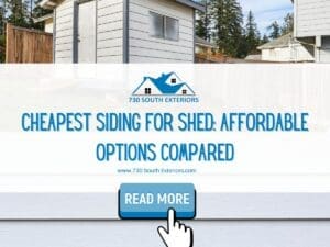 Cheapest Siding for Shed: Affordable Options Compared||